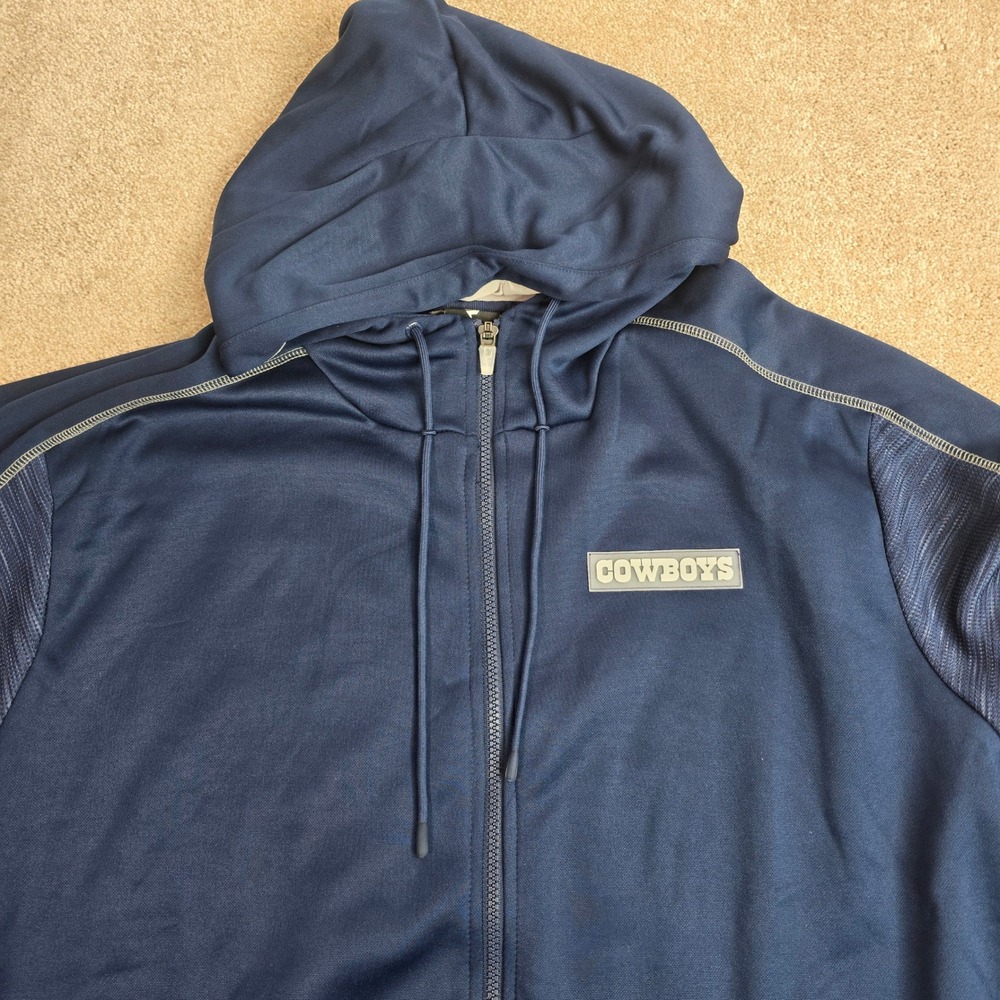 Fanatics‎ Dallas Cowboys Mens 3XL Full Zip Hoodie Navy Blue Star Logo NWT